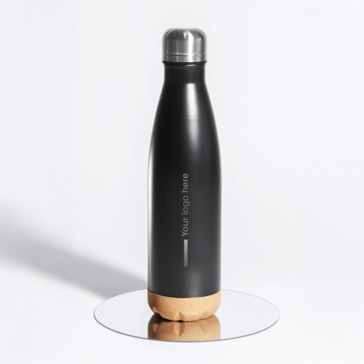 Flasche mit Korkboden