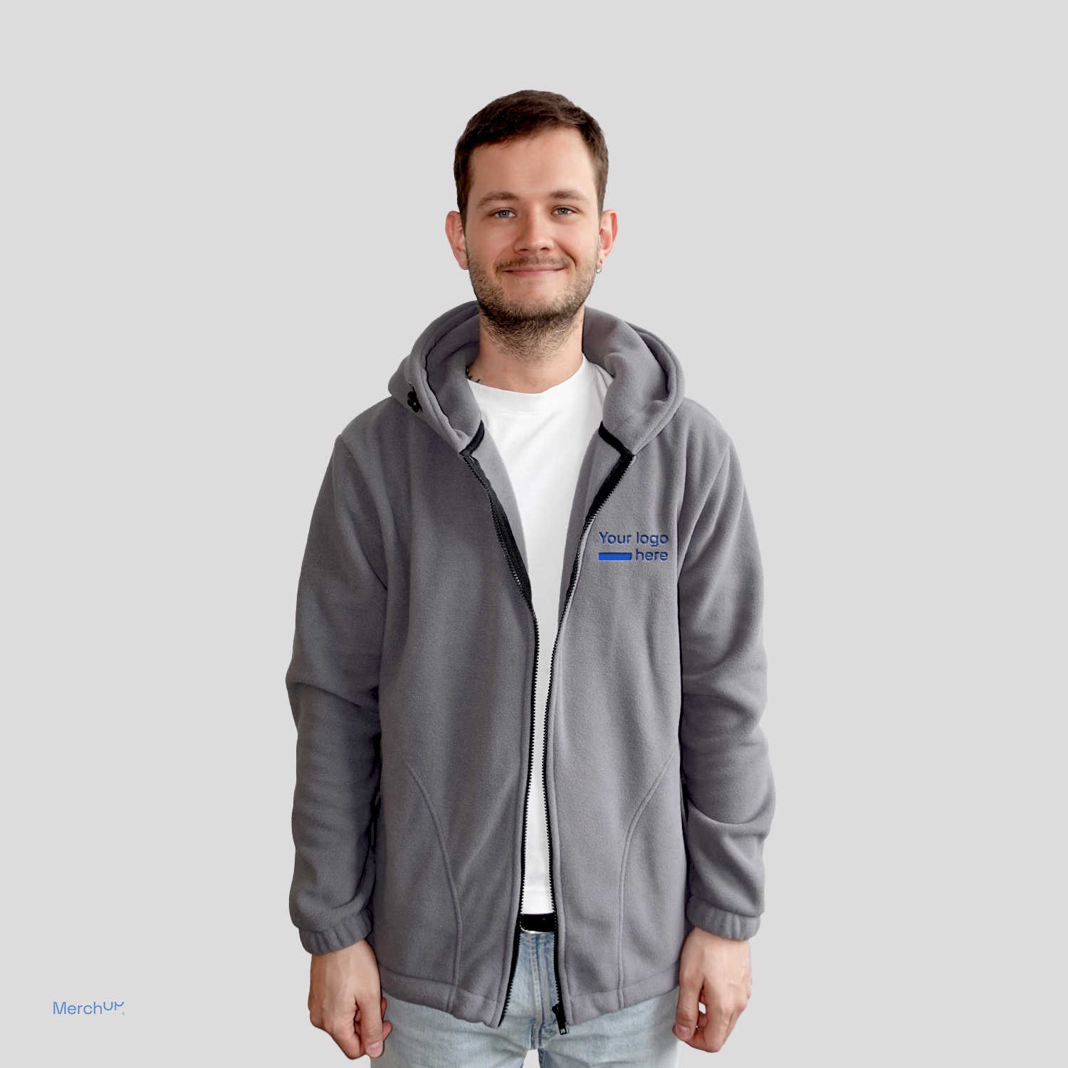 Bluza polarowa z kapturem MerchUp