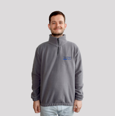 Fleece collar sweatshirt MerchUp