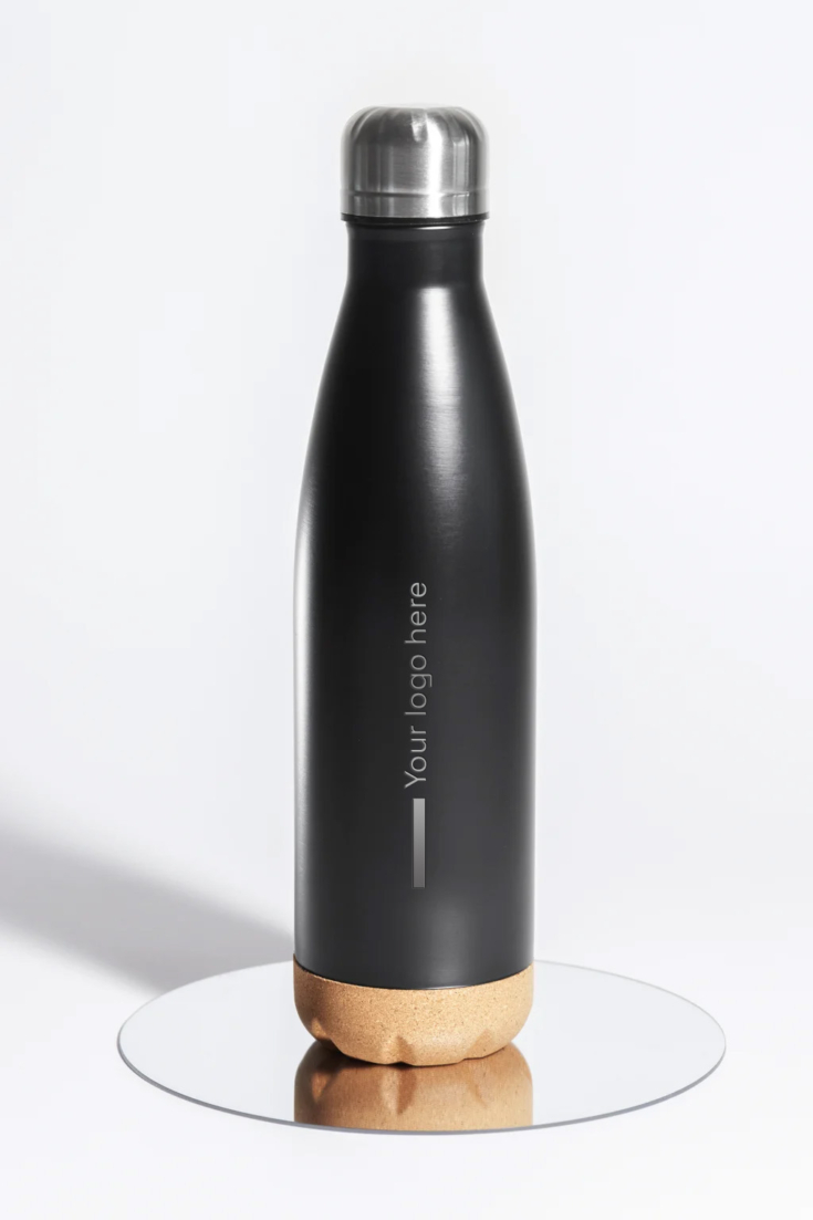 Bottle with cork base MerchUp