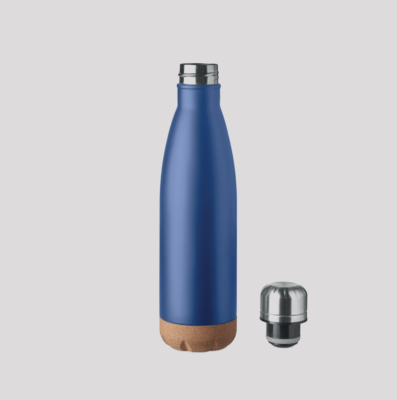 Bottle with cork base