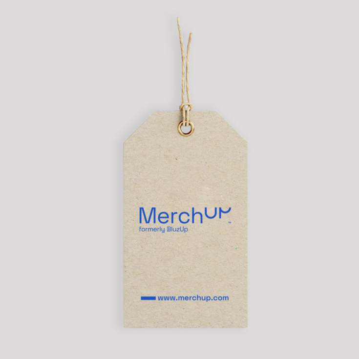 Štítek se značkou MerchUp