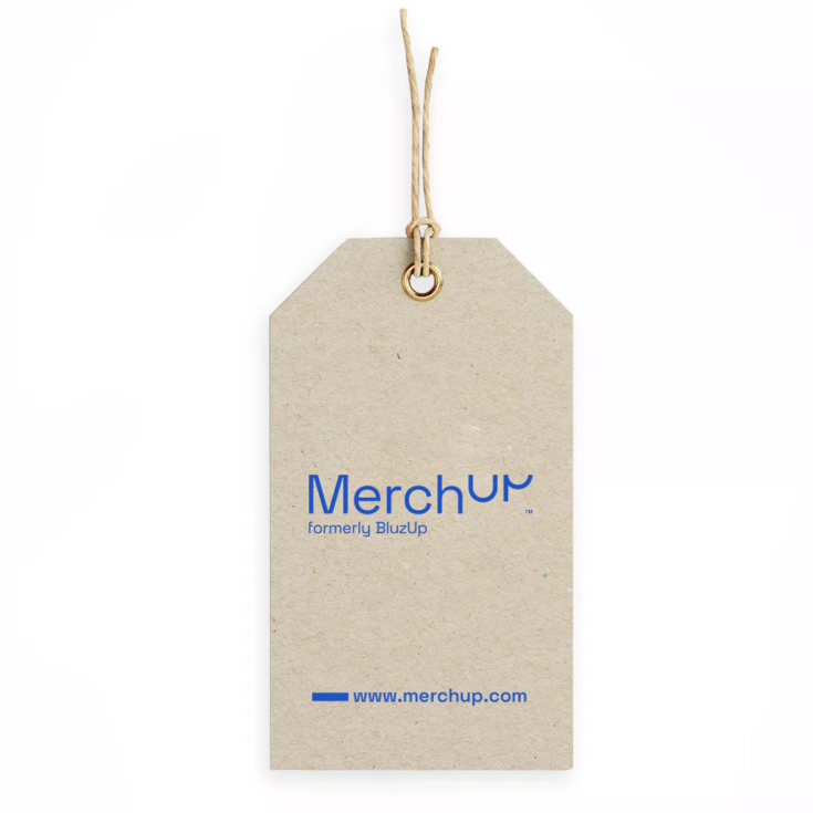 Label with branding MerchUp