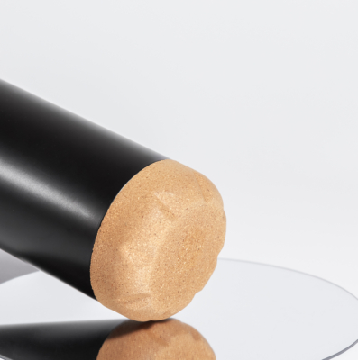 Bottle with cork base