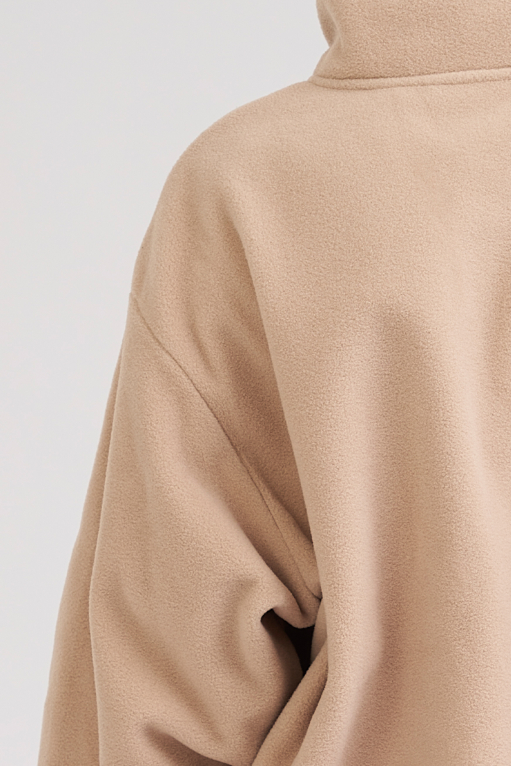 Fleece-Sweatshirt in Übergröße MerchUp