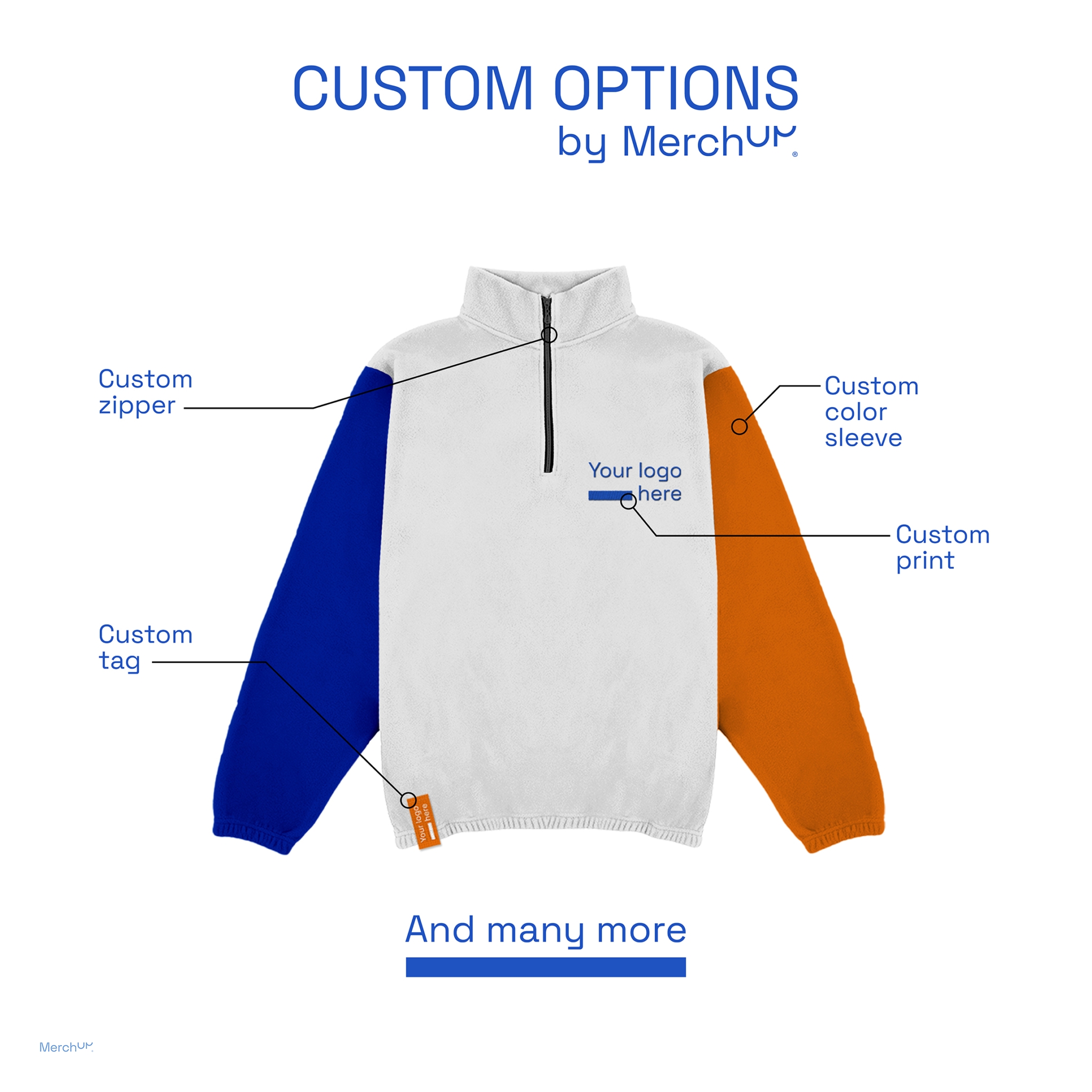 Bluza polarowa ze stójką MerchUp