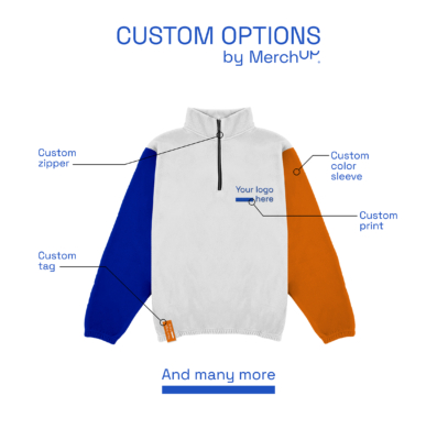 Fleece collar sweatshirt MerchUp