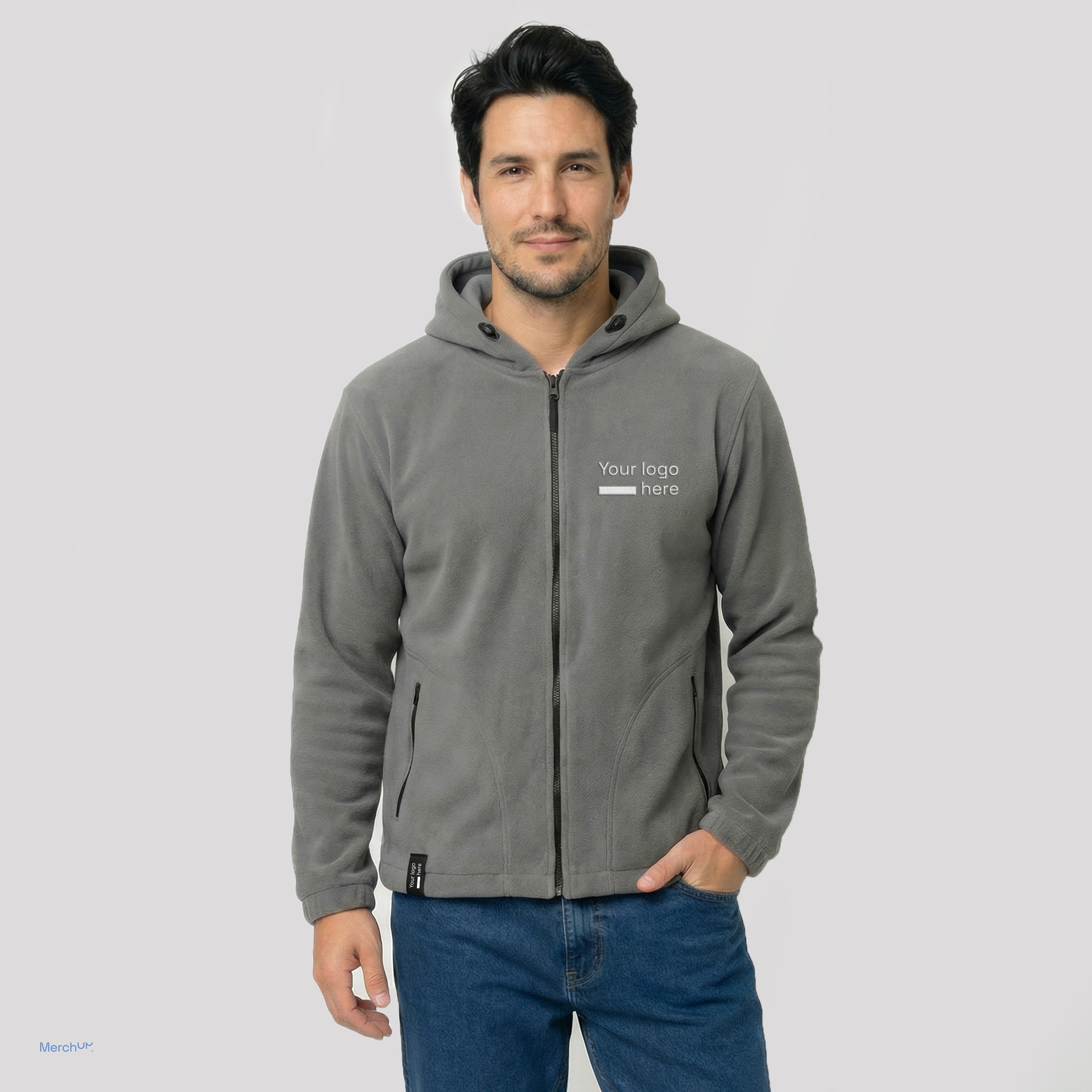 Bluza polarowa z kapturem MerchUp