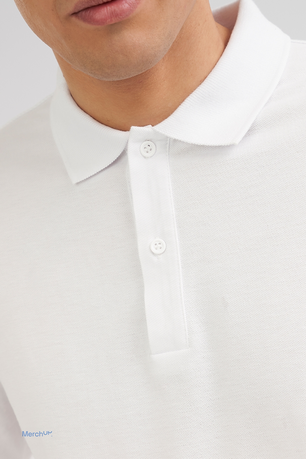 Polo męskie z długim rękawem MerchUp