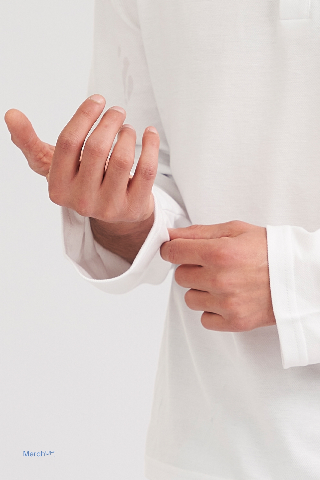 Polo męskie z długim rękawem MerchUp