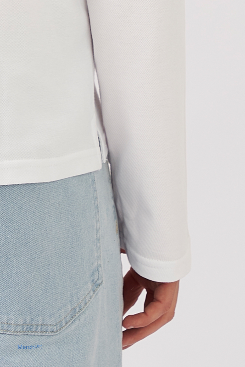 Polo męskie z długim rękawem MerchUp