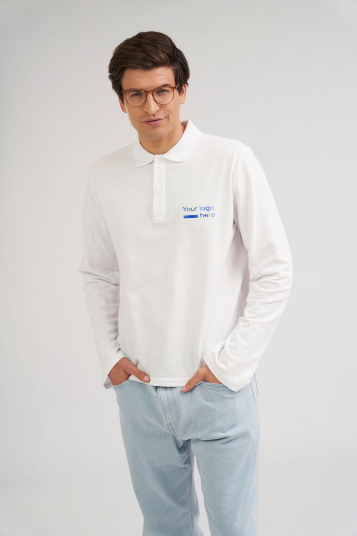 Men’s long sleeve polo MerchUp MerchUp