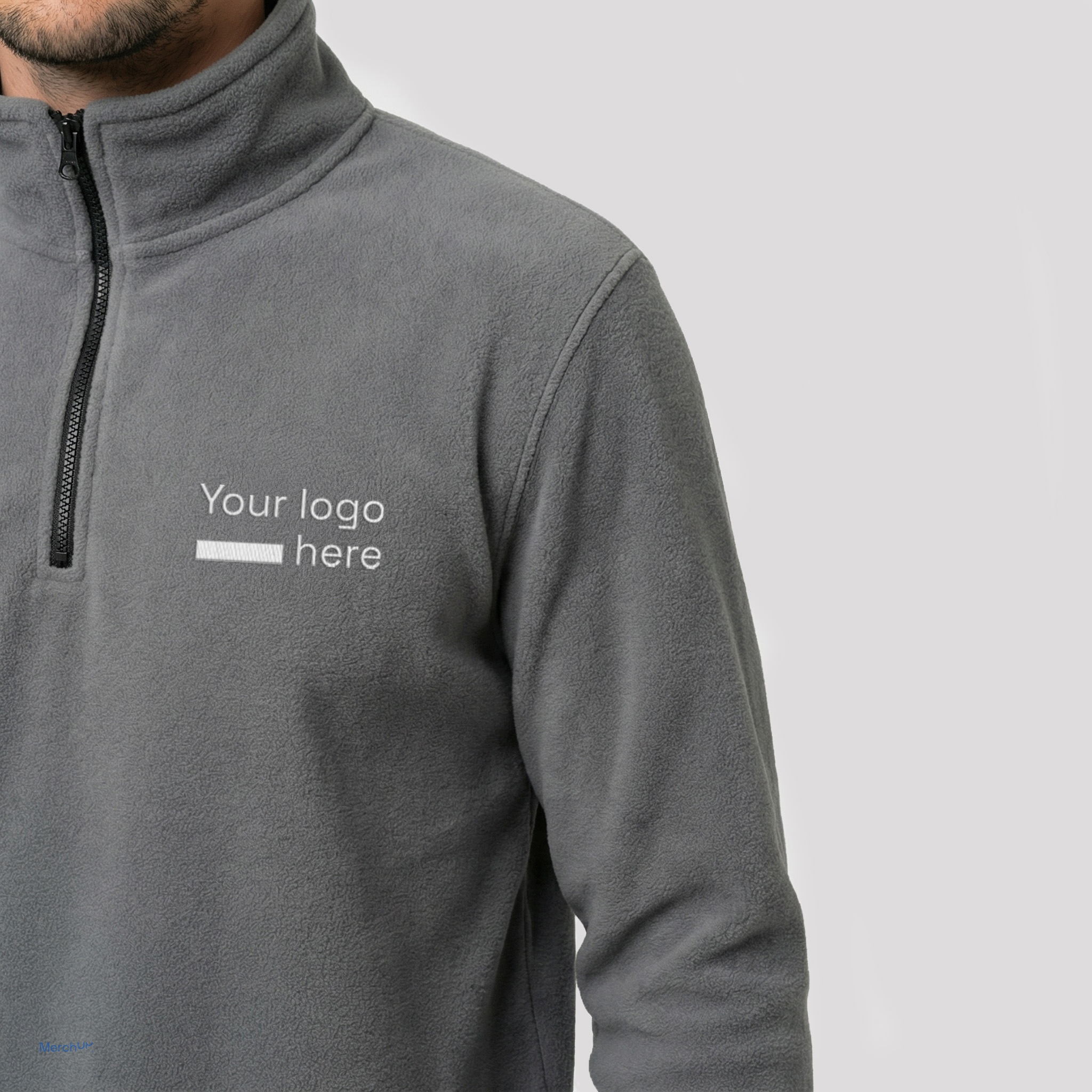 Fleece collar sweatshirt MerchUp