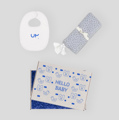 Babybox mit Lätzchen