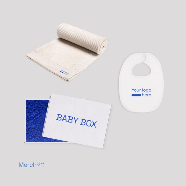 Boîte à bébé avec bavoir