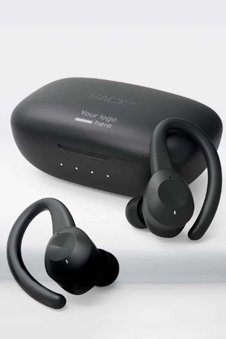 Wireless headphones with detachable handles SACKit Active 200 MerchUp