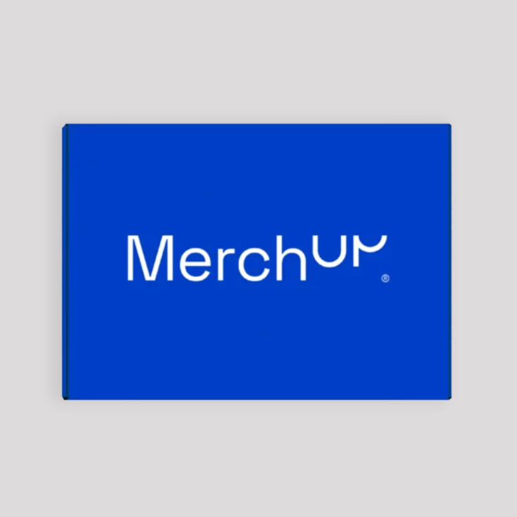 Celobarevná řezaná krabice MerchUp