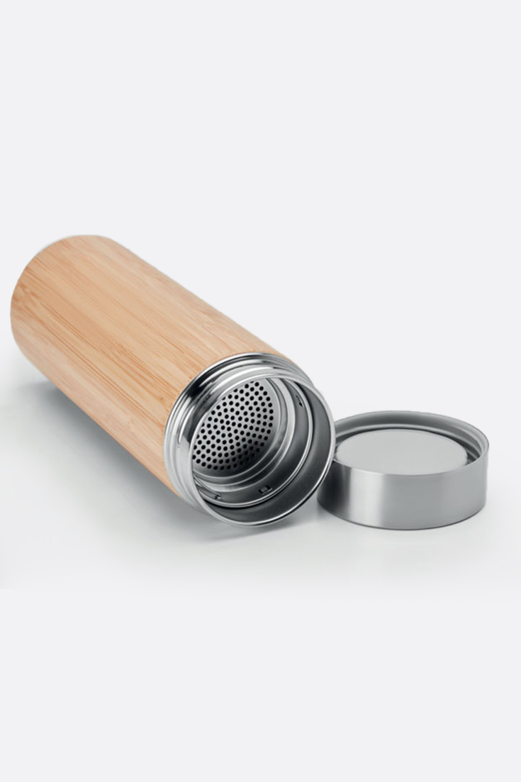 Thermos with bamboo casing MerchUp