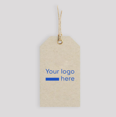 Etikett mit Branding