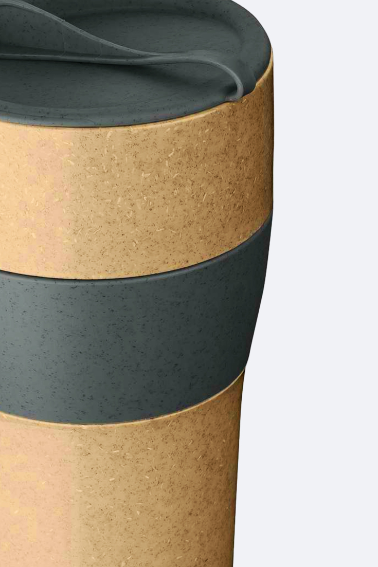 Mug réutilisable en plastique écologique MerchUp