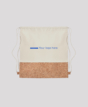 Baggy backpack with cork finish