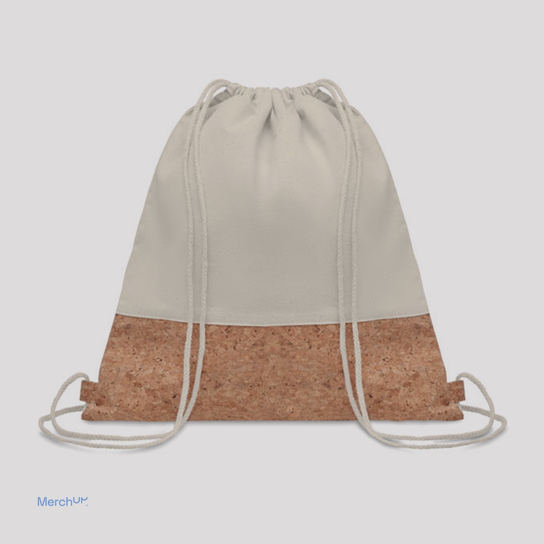 Worko-plecak z korkowym wykończeniem