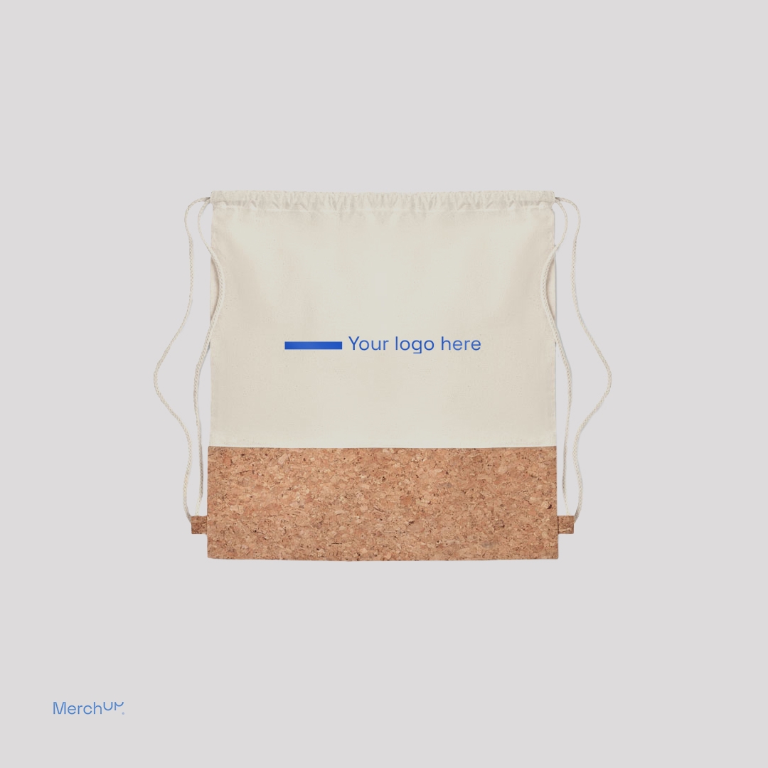 Worko-plecak z korkowym wykończeniem