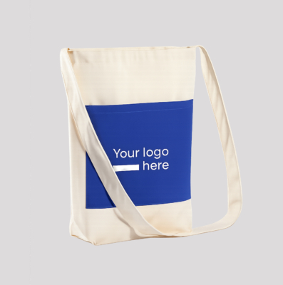 Torba bawełniana z kieszenią