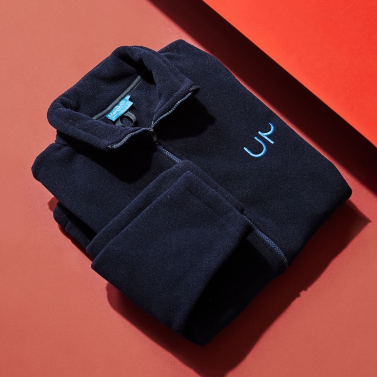 MerchUp fleece collar sweatshirt