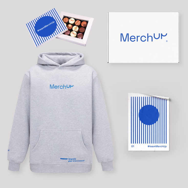 Mitarbeitergeschenke für Arbeitsjubiläen, Arbeitsjubiläum, Sweatshirt mit Markenlogo, personalisiertes Poster