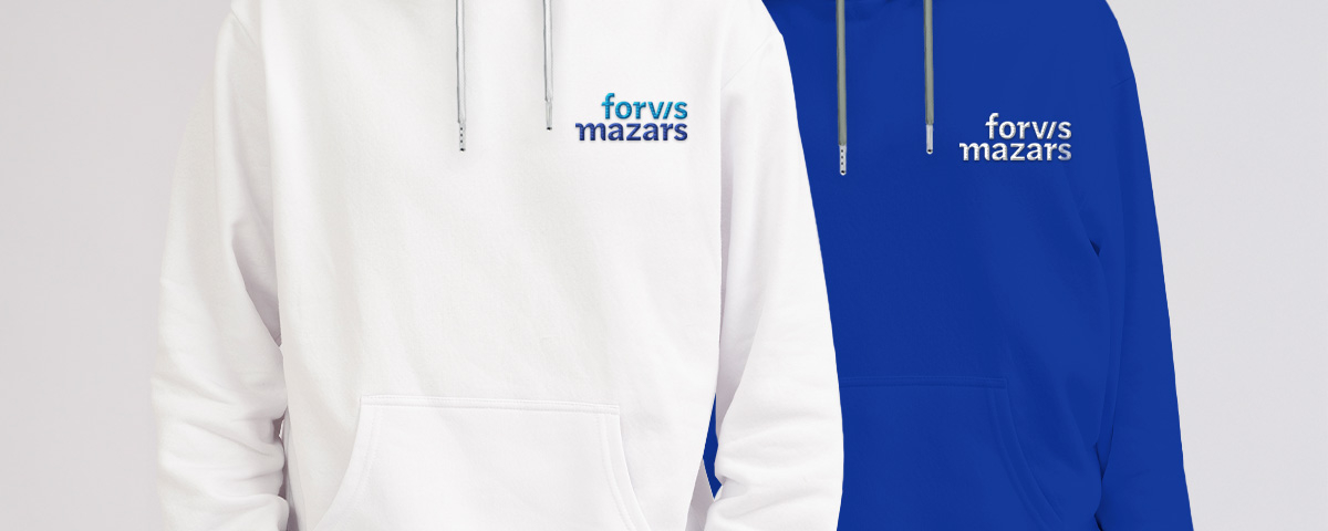 Bluzy Forvis Mazars po rebrandingu