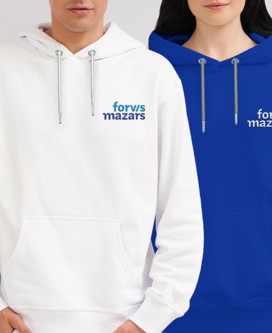 Bluzy Forvis Mazars po rebrandingu