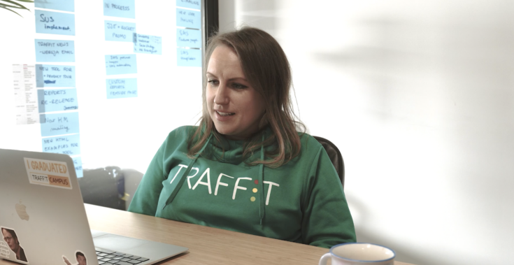 Traffit grüne Sweatshirts