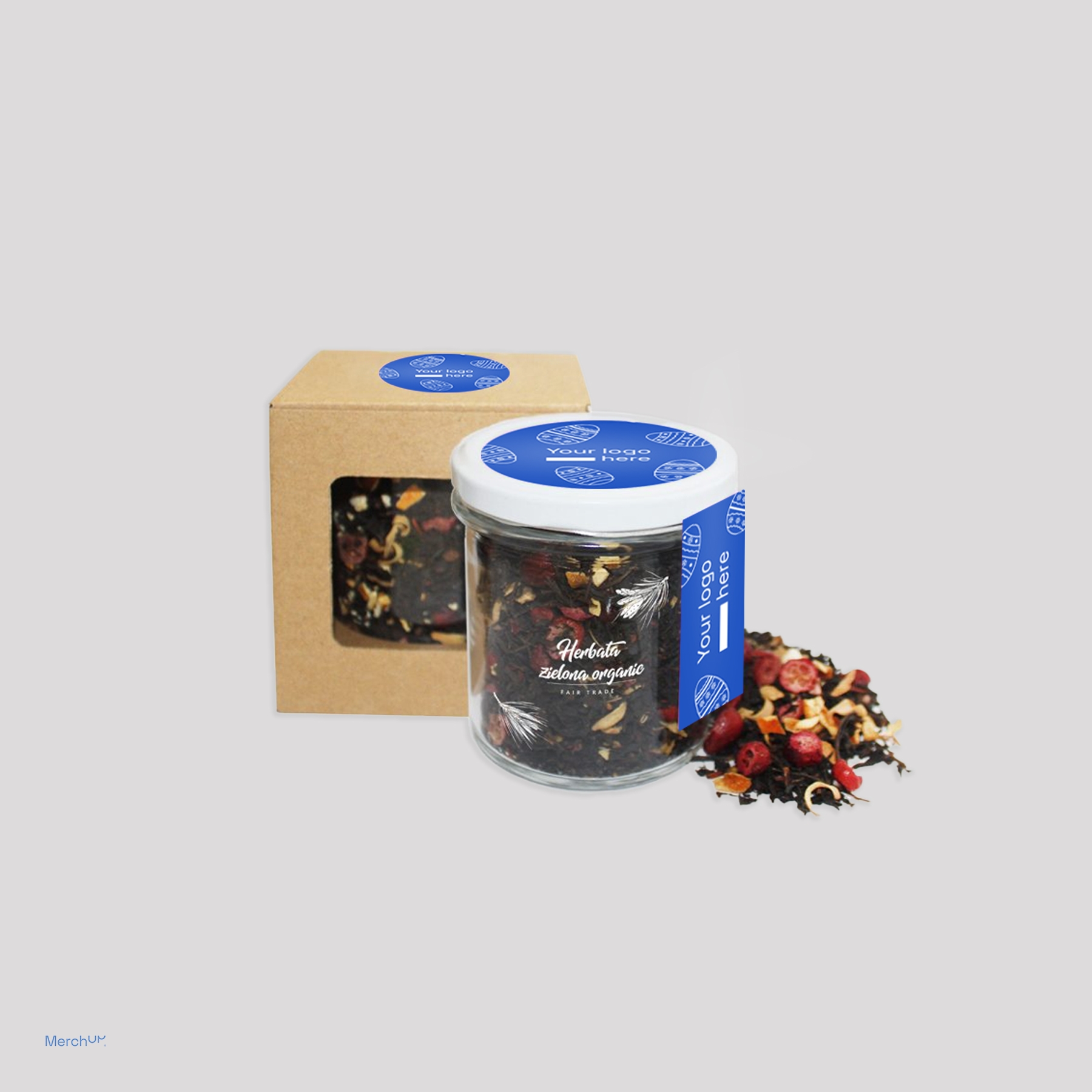 Herbata w szklanym słoiczku