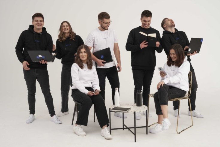 Professional image session in the studio