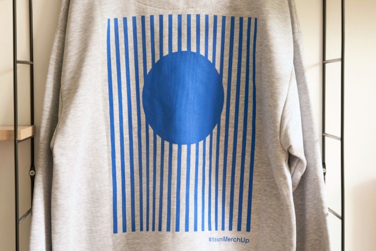 Corporate sweatshirt with logo