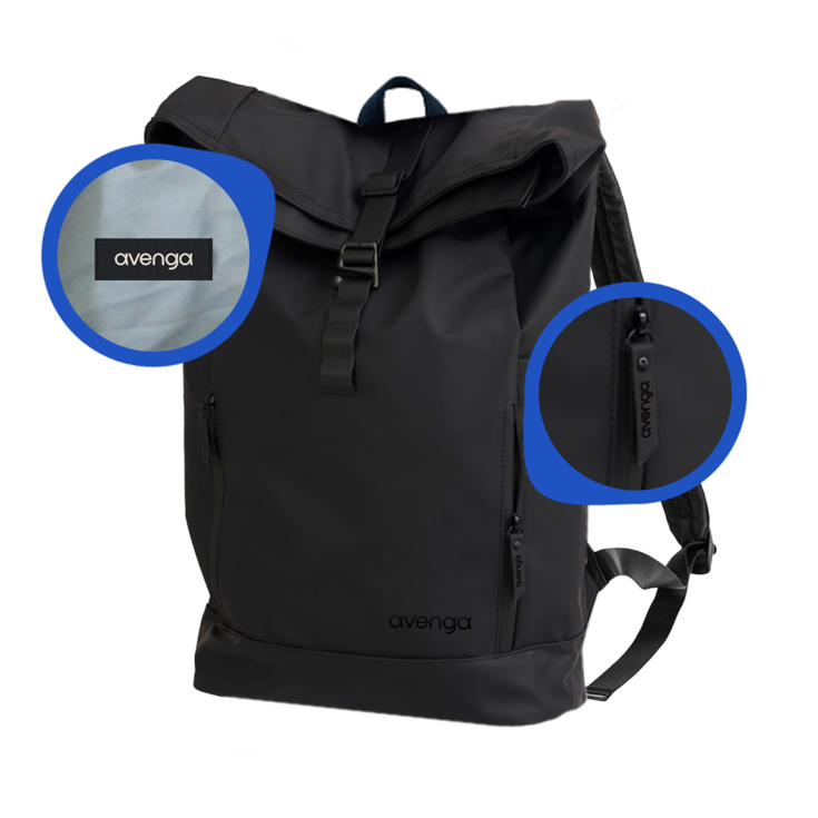 Avenga branded backpacks product visualization