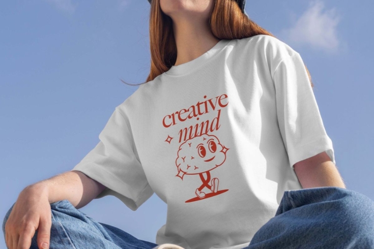 School merch, creative slogans - printed t-shirt