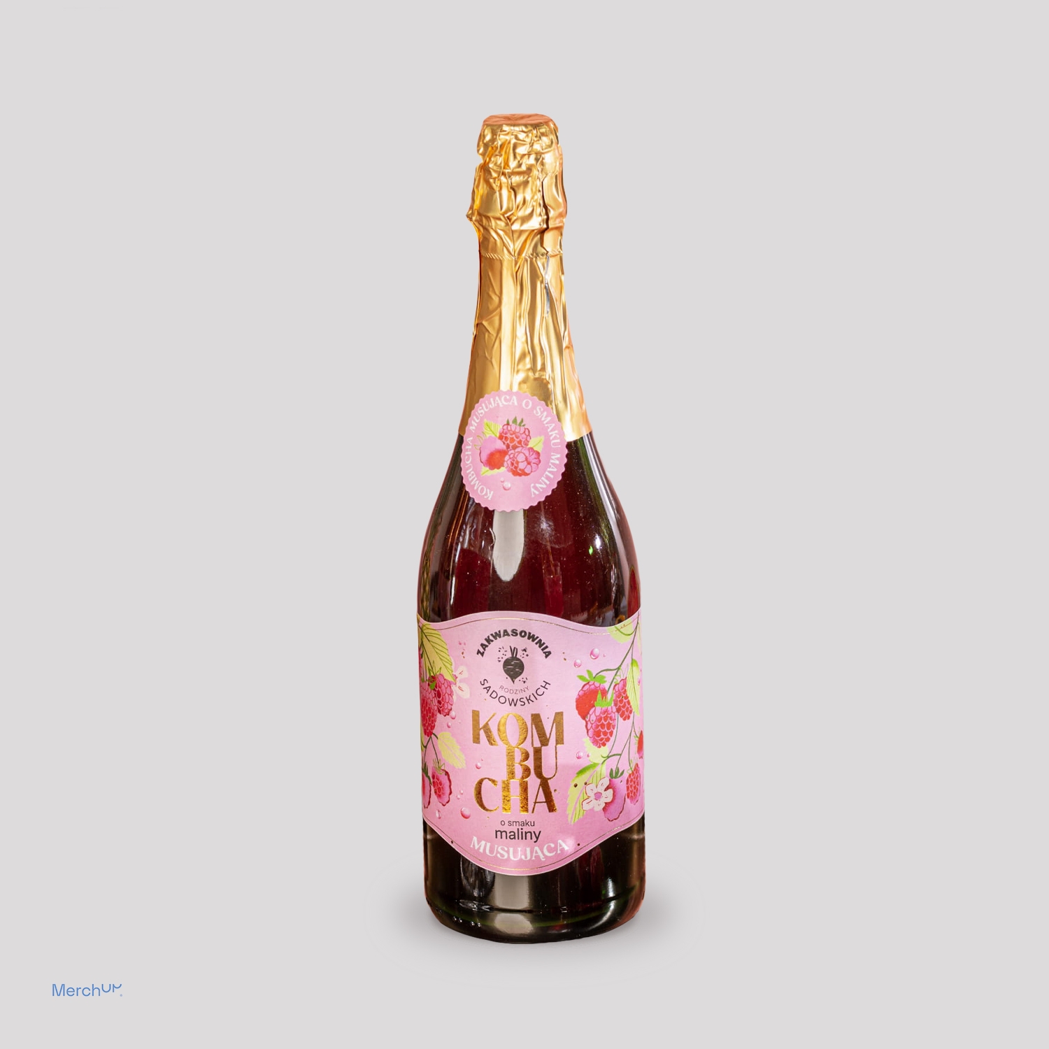 Musująca kombucha Pasieka Sadowskich