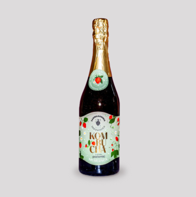 Musująca kombucha Pasieka Sadowskich