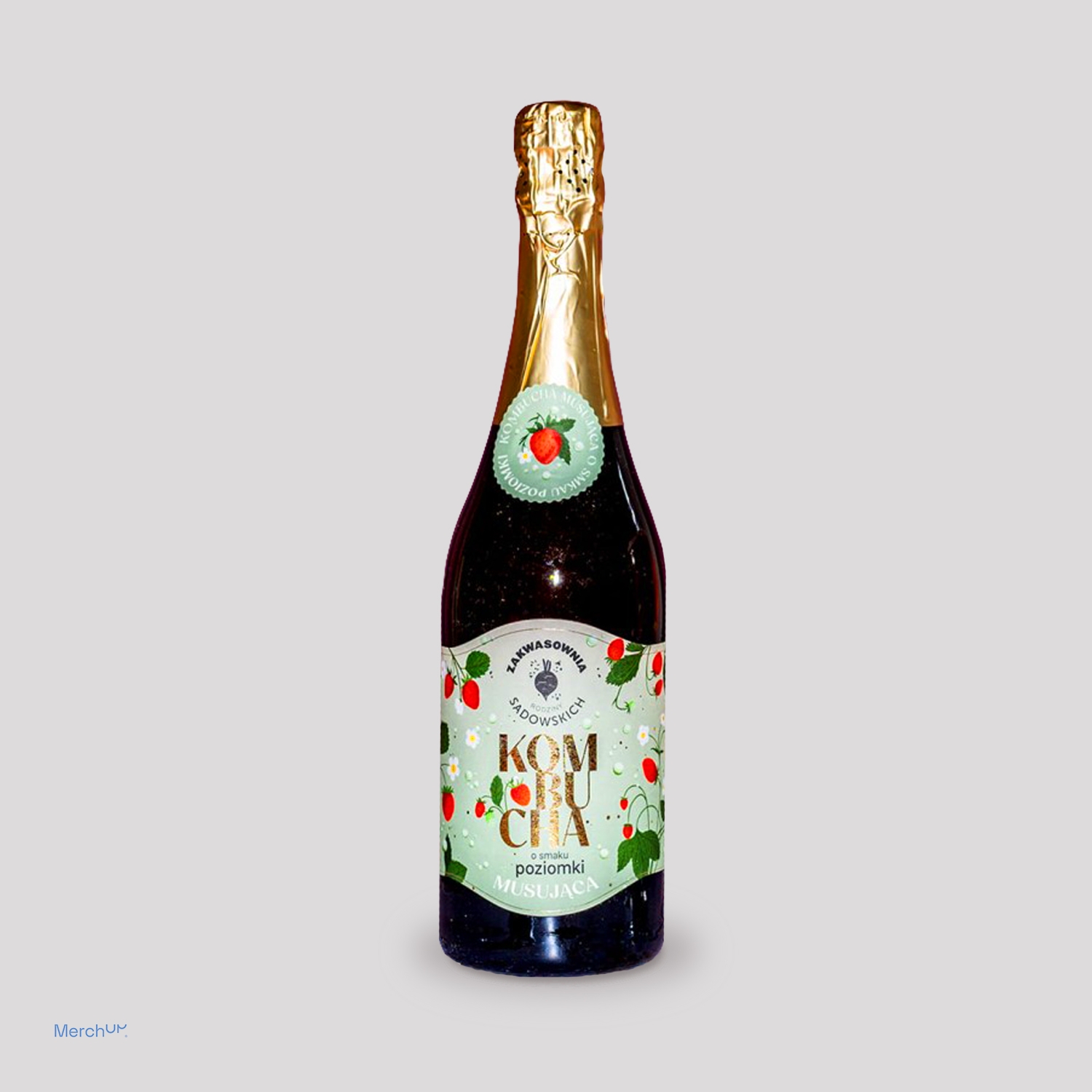 Musująca kombucha Pasieka Sadowskich